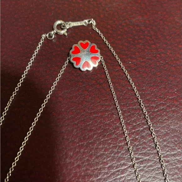 Tiffany Paloma Picasso Crown Of Hearts  Necklace . - Picture 7 of 16